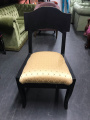 Gold and black wood chair - 150cm x 91cm