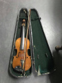 Light wood violin with case