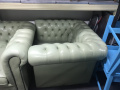 Light green chair - Matching green sofa