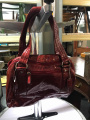 Maroon handbag