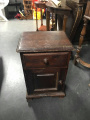 Wooden bedside cabinet