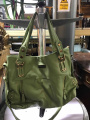 Green jimmy choo handbag