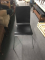 Modern black dining chair - This is a set of two