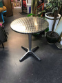 Metal cafe table