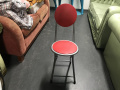 Red fold out chair - This is a set of two