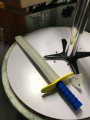 Blue handled foam sword