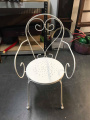 White metal garden chair.jpg - - This is a set of three