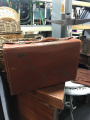 Light brown suitcase