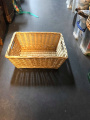 Rectangular wicker basket