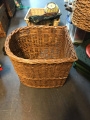 Wicker storage basket