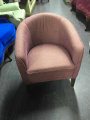 Pink armchair