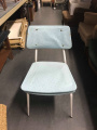 Blue fabric chair